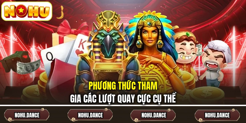 Phương thức tham gia các lượt quay cực cụ thể
